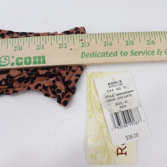 Rewind Shirt Womens XL Long Sleeve Boho Peasant Shirt Top Animal Print NWT - Picture 11 of 11